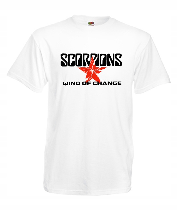 

XL Koszulka Męska Scorpions Wind Of Change Wzór