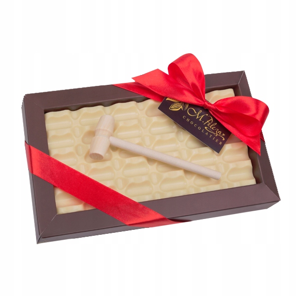 Levně Velká bílá čokoládová tabulka 230g, Den dětí