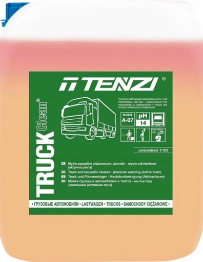 

Tenzi Truck Clean 10L aktywna piana do Tir mocna