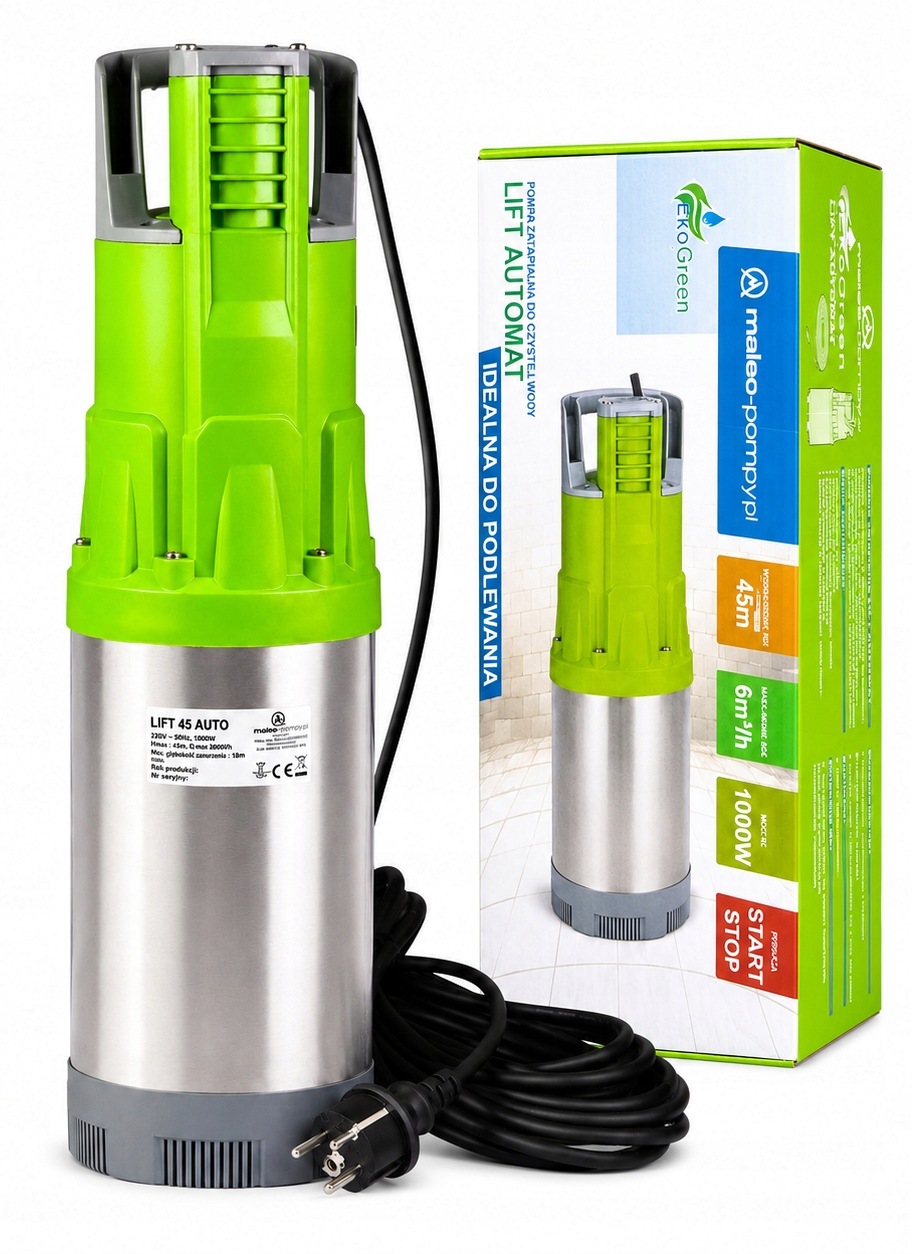 Pompa Lift 45 Multi Auto Do Deszczówki 100L/MIN Automatyczna +linka Gratis!