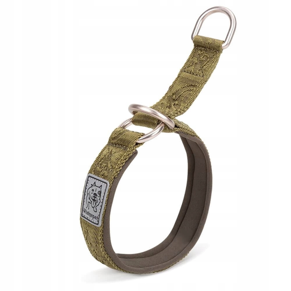 Levně Polostahovací obojek pro psa Winhyepet khaki Xxs