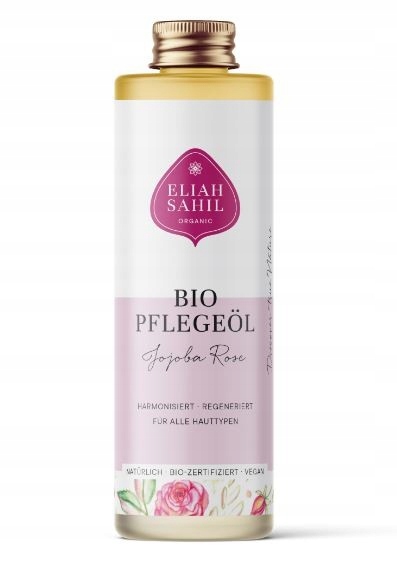 Bio Olejek do ciała i włosów Jojoba & Róża organiczny Eliah Sahil