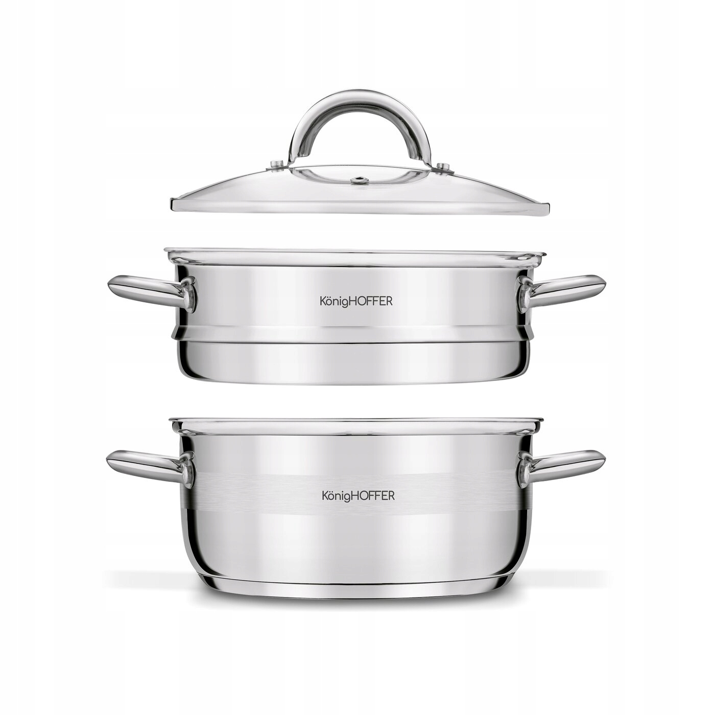 GARNEK DO GOTOWANIA NA PARZE parowar szklana POKRYWKA wkład SITKO inox Faro Kod producenta 5903313446327