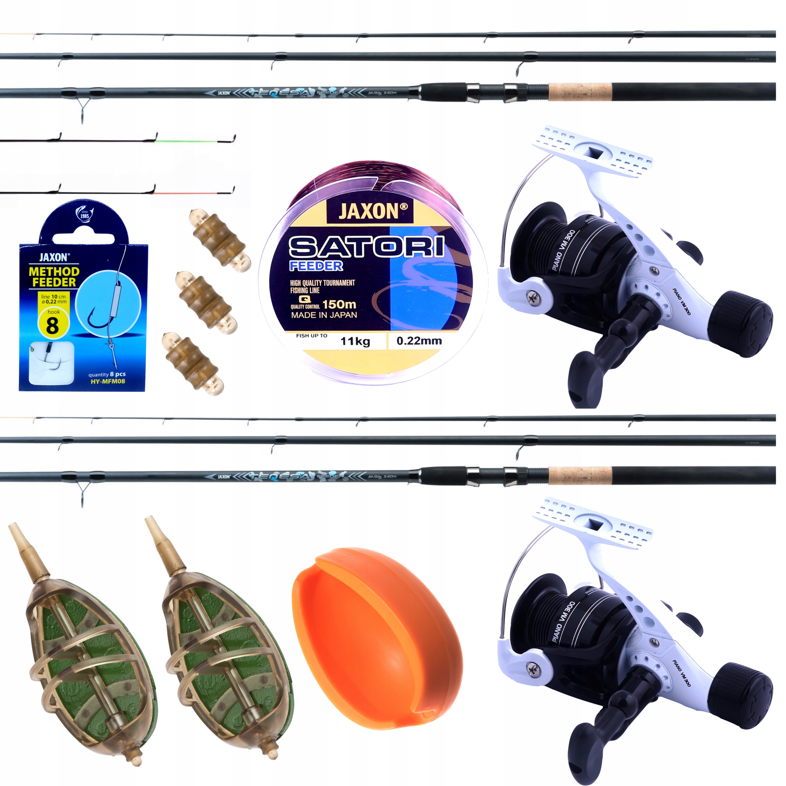 

Zestaw Method Feeder- 2x Wędka 2x Kołowrotek Jaxon