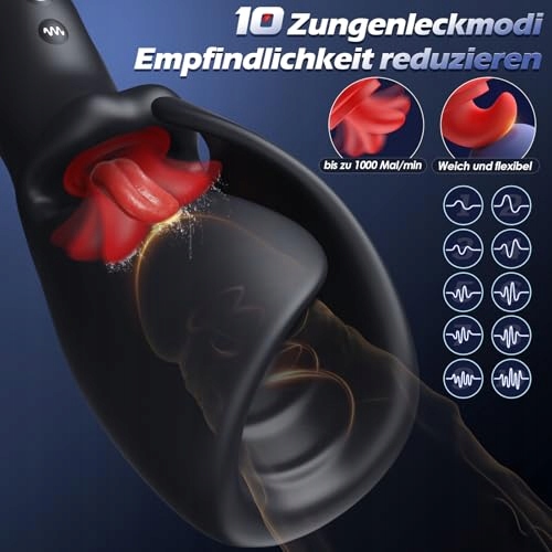 UPGRADED Masturbator Dla Mężczyzn Z Aplikacją AI 10 Trybów Zabawka Dla Par — miniatura 3