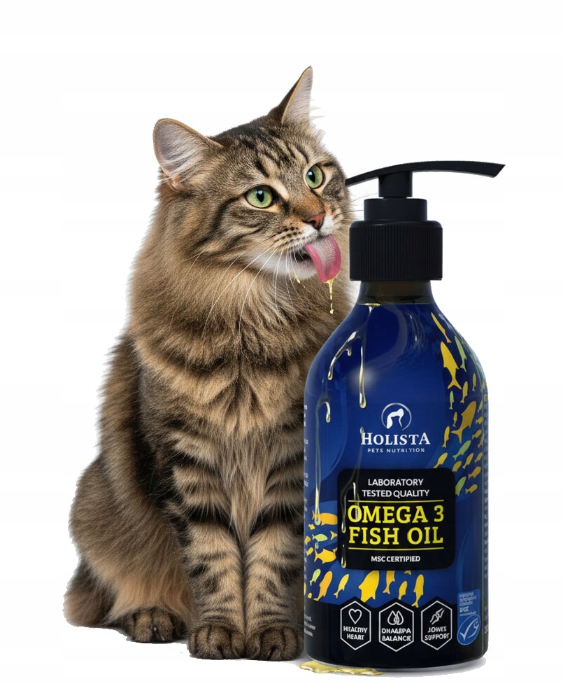 Levně Holista Omega-3 Oil 500 ml Epa Dha Pro Psy A Kočky Olej Z Mořských Ryb