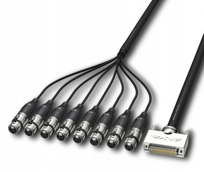 Alva Kabel D-Sub25 8 x XLRf 3m