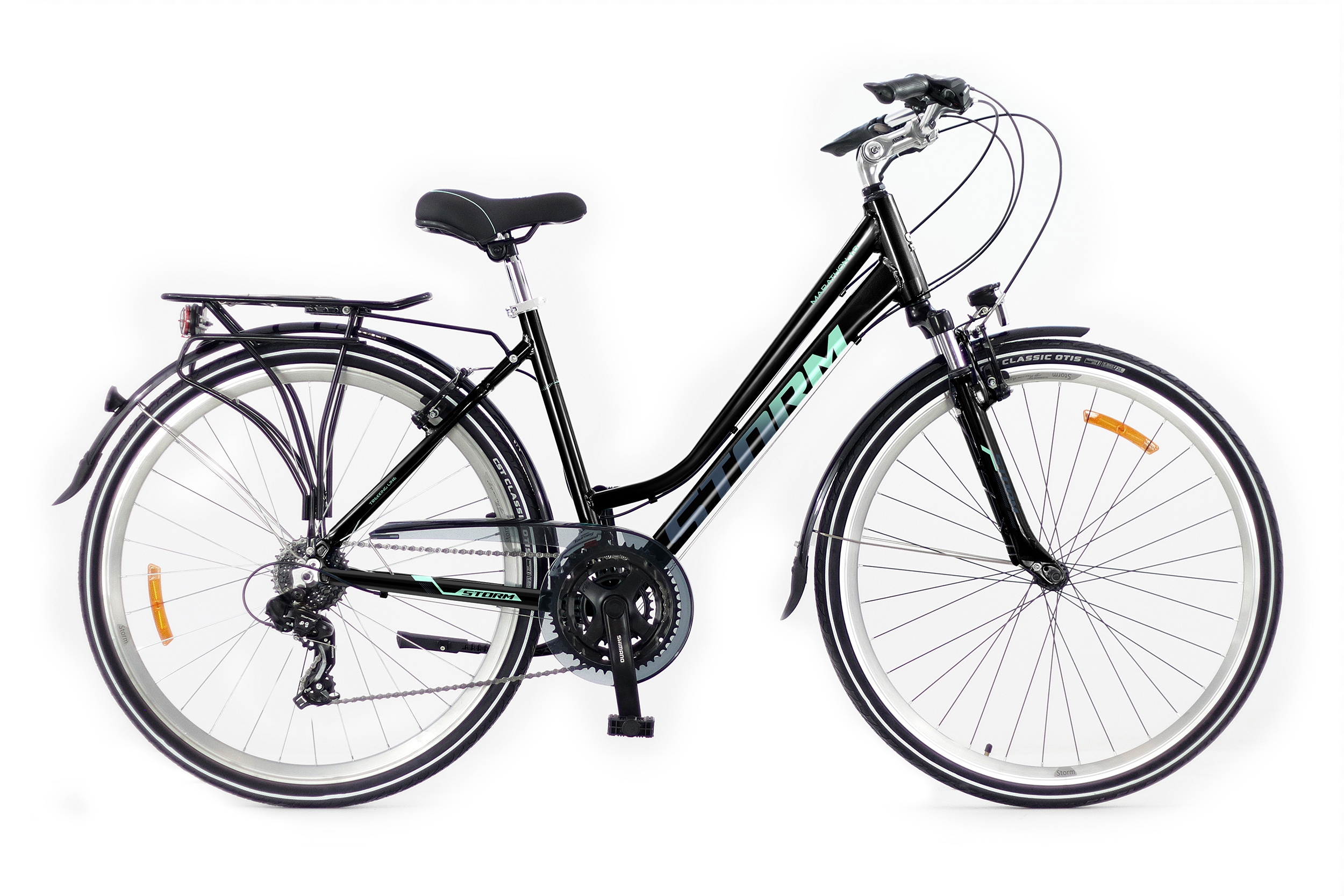 Rower Storm Marathon 1.0 Lady czarny/mięta 17