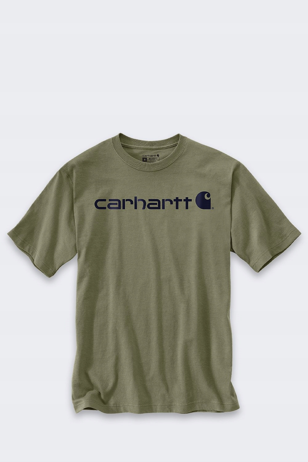 Tričko Carhartt Dearborn Relaxed Logo Dusty Oliv