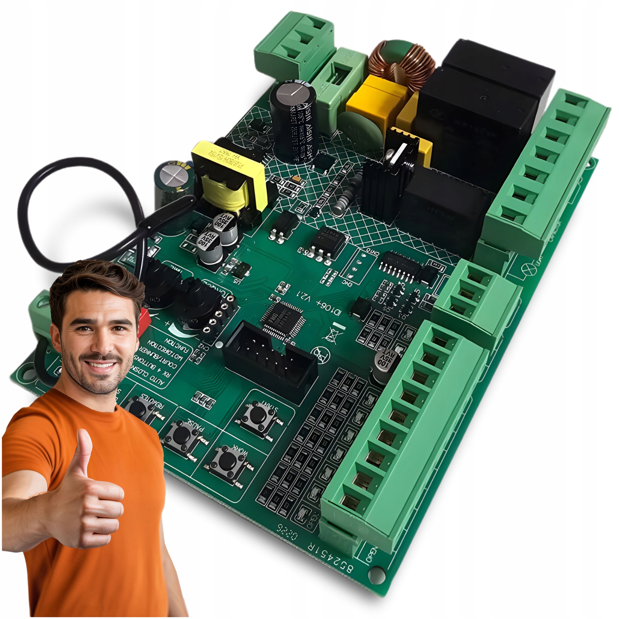 Univerzální Řídicí Jednotka pro posuvné brány 230V 750W ovladač Safe