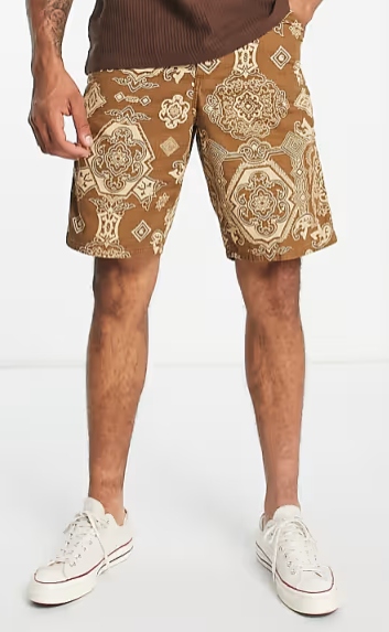Carhartt Wip Jednotlivé Kraťasy ke kolenům s vzorem paisley W29L00