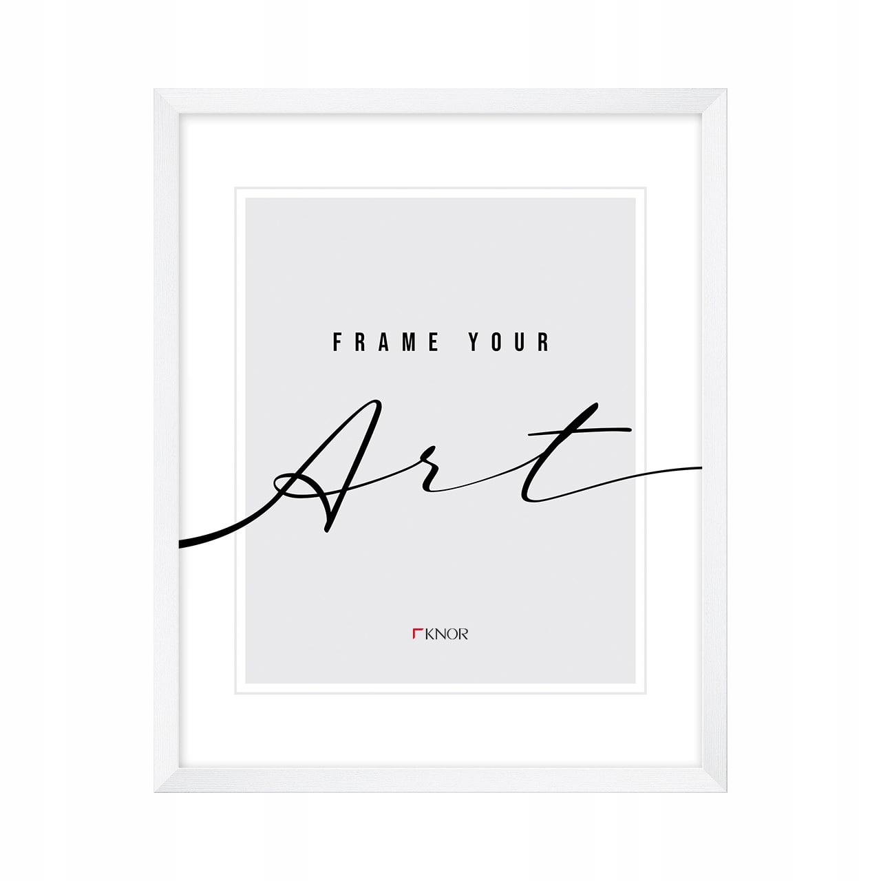 RAMKA 40x60 NA ZDJĘCIE KLASYCZNA BIAŁA RAMA FOTORAMA NA PLAKAT