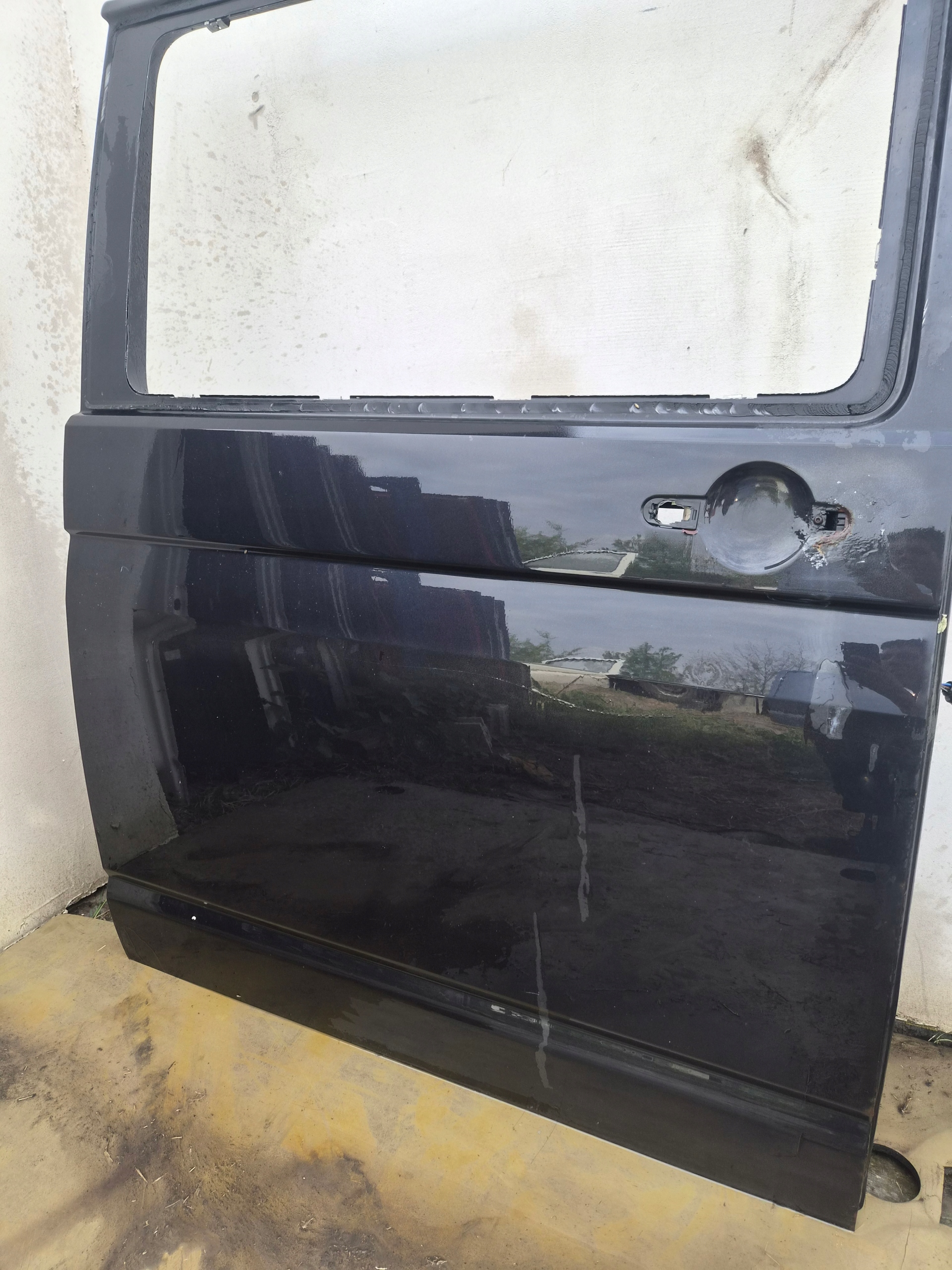 door sliding VW T5 T5 lift side right black,