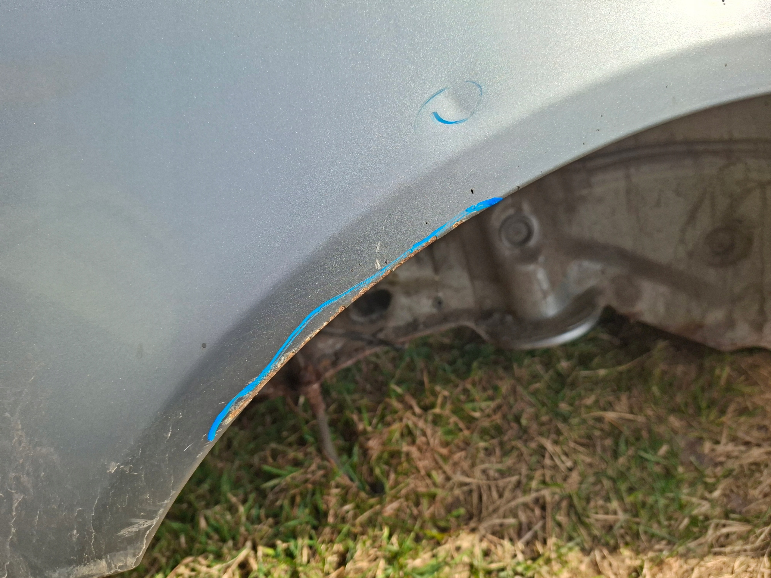 quarter right rear part right rear audi a4 b7 kombi LY7G