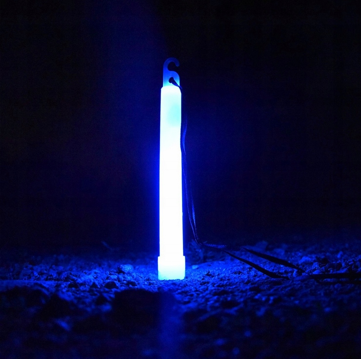 Światło chemiczne oświetlenie HELIKON BLUE 6'' Kolor dominujący niebieski