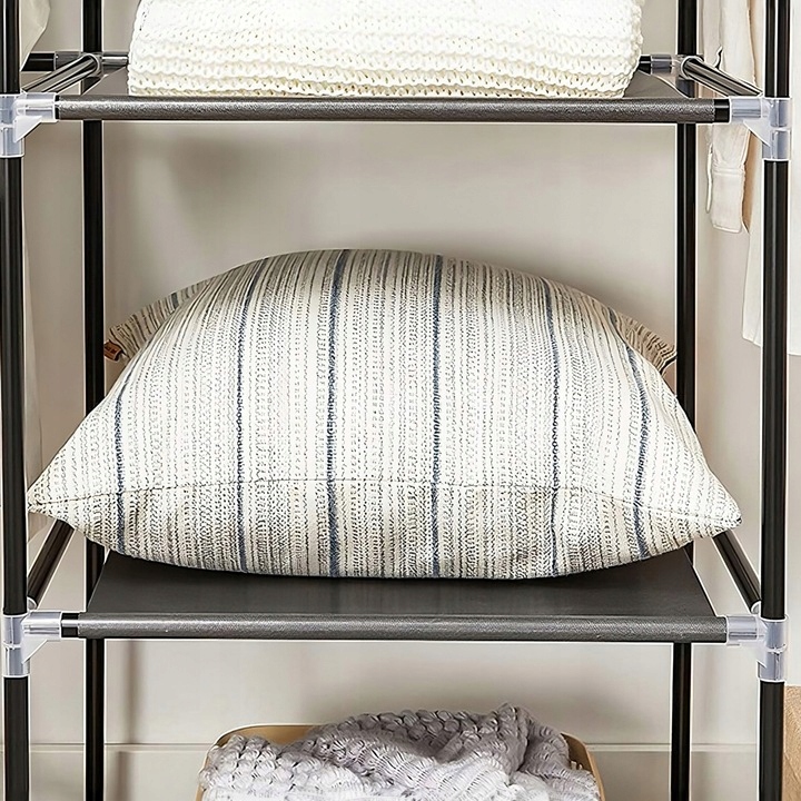 SZAFA TEKSTYLNA MATERIAŁOWA SKŁADANA REGAŁ PÓŁKI Model 113