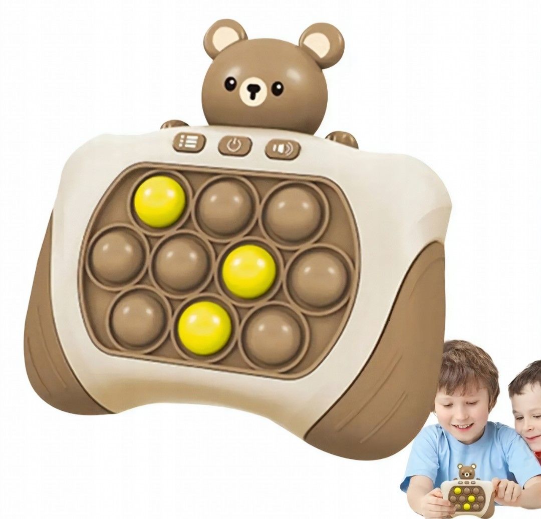 POP IT GRA ZRĘCZNOŚCIOWA ANTYSTRESOWA ELEKTRYCZNA MISIEK Marka bez marki