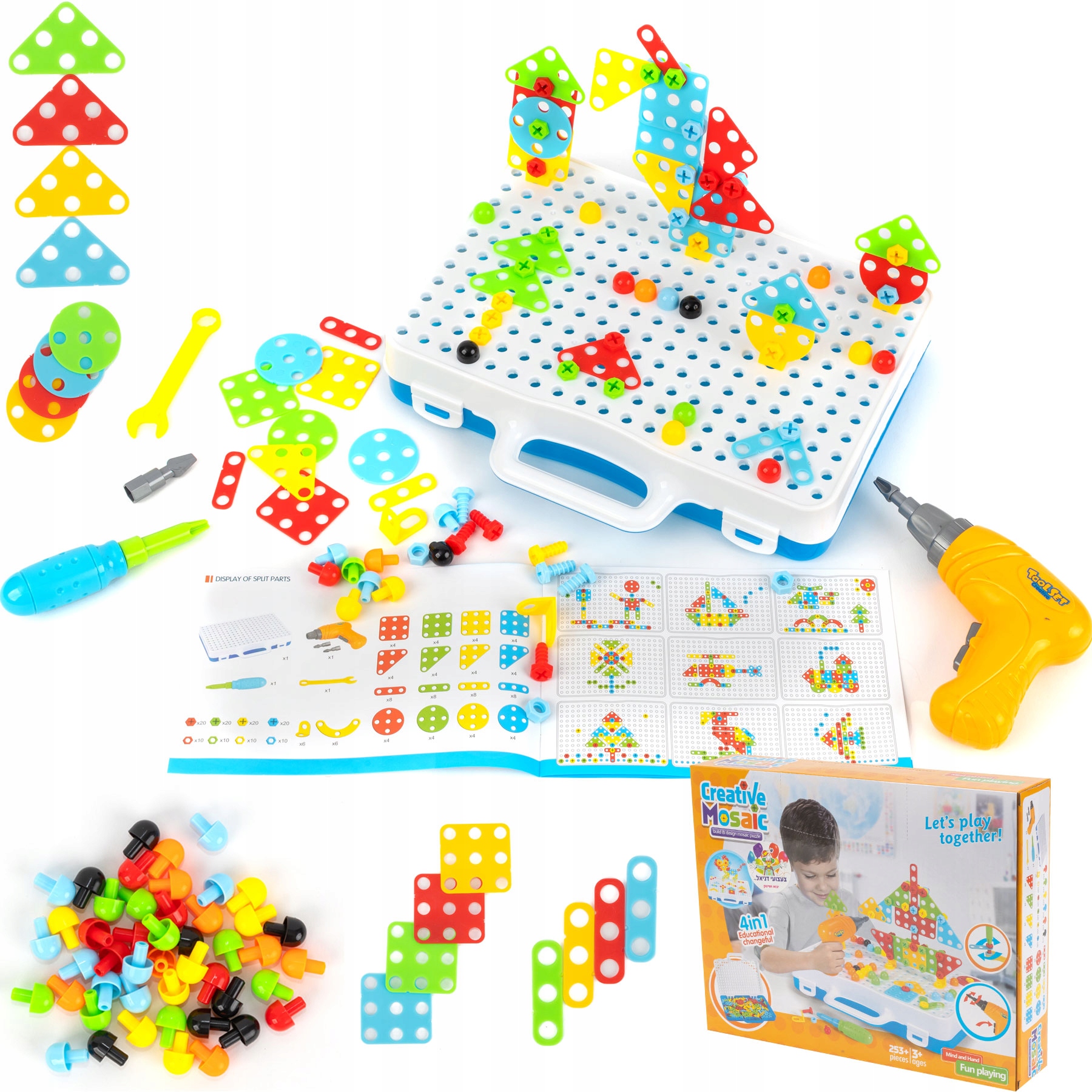 

Zestaw majsterkowicza w walizce puzzle wkrętarka