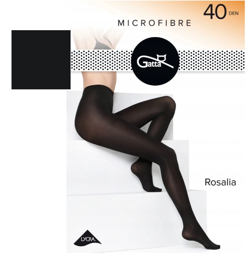 

Gatta Rosalia 40den rajstopy microfibra nero 2
