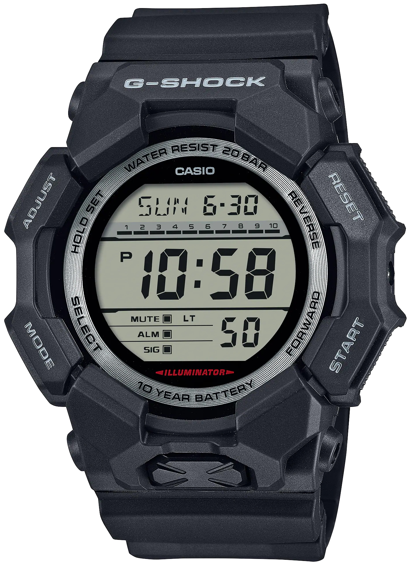 Zegarek Casio G-shock GD-010-1ER bieganie basen