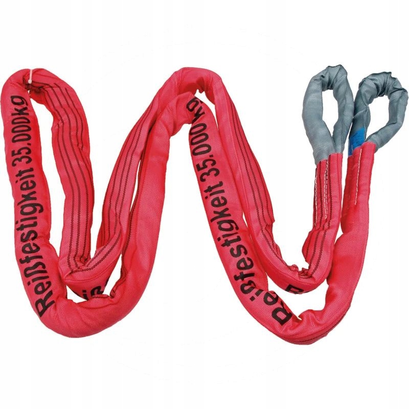 Tažné lano 4 m 35 t červené 5008140PA04S2
