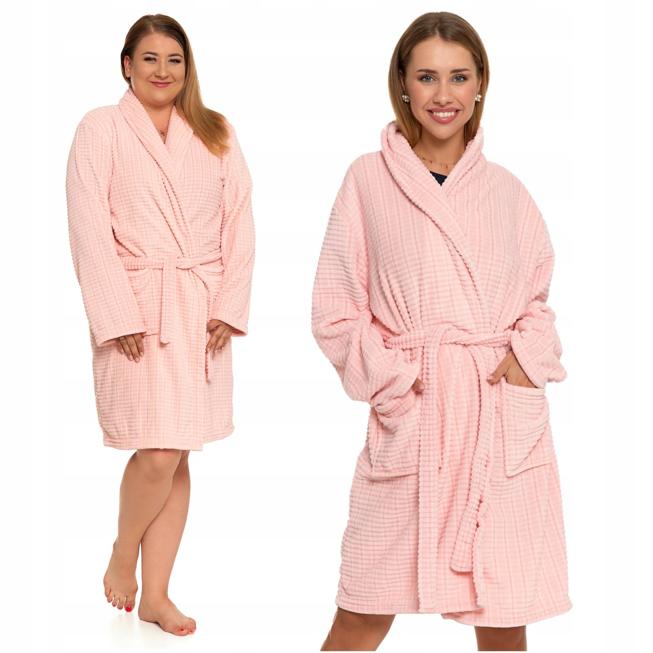 Dámský Župan Teplý Vázaný Měkký Nadýchaný Pohodlný Klasický Moraj M