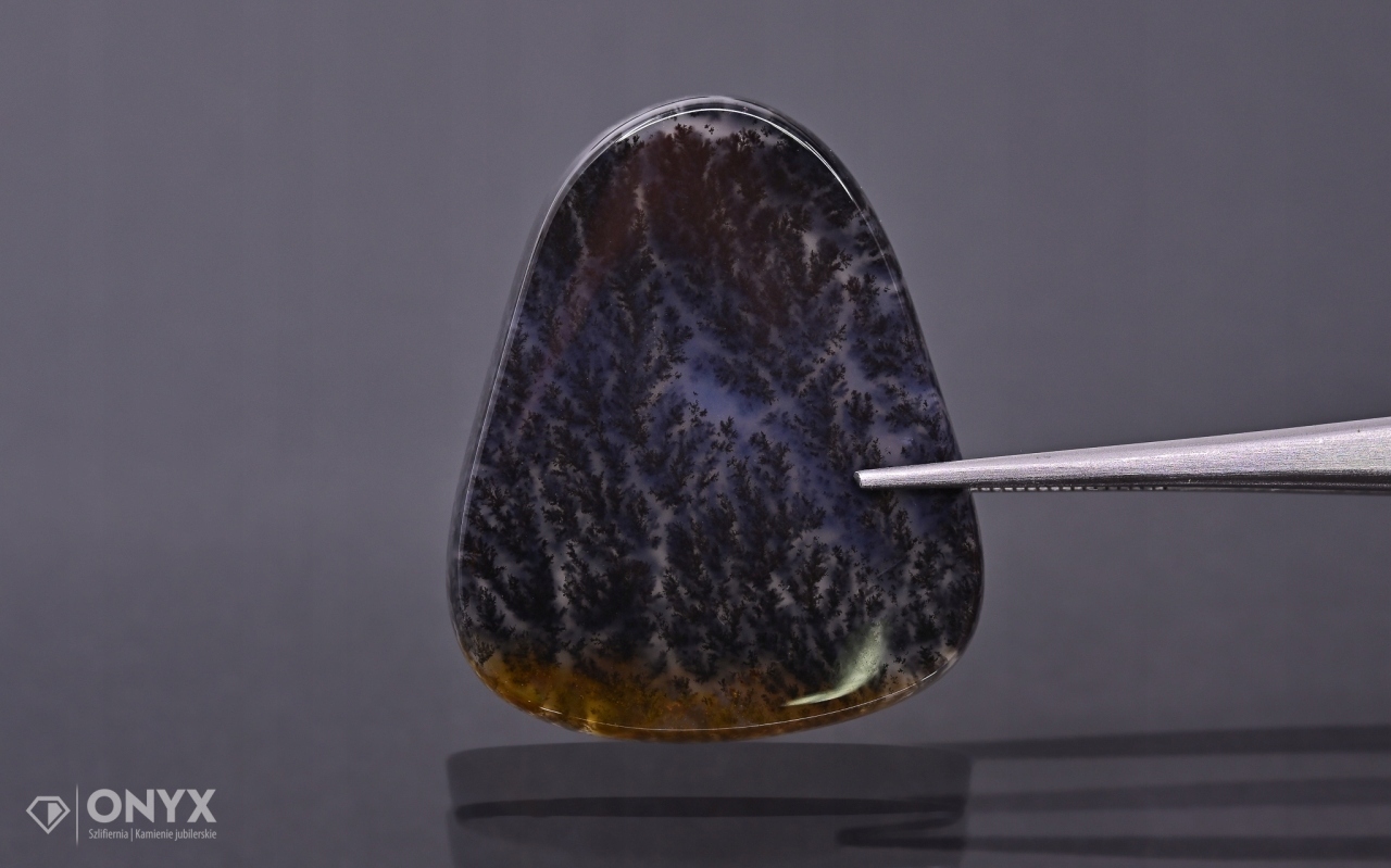 Dendritový achát z Kazachstánu nepravidelná destička