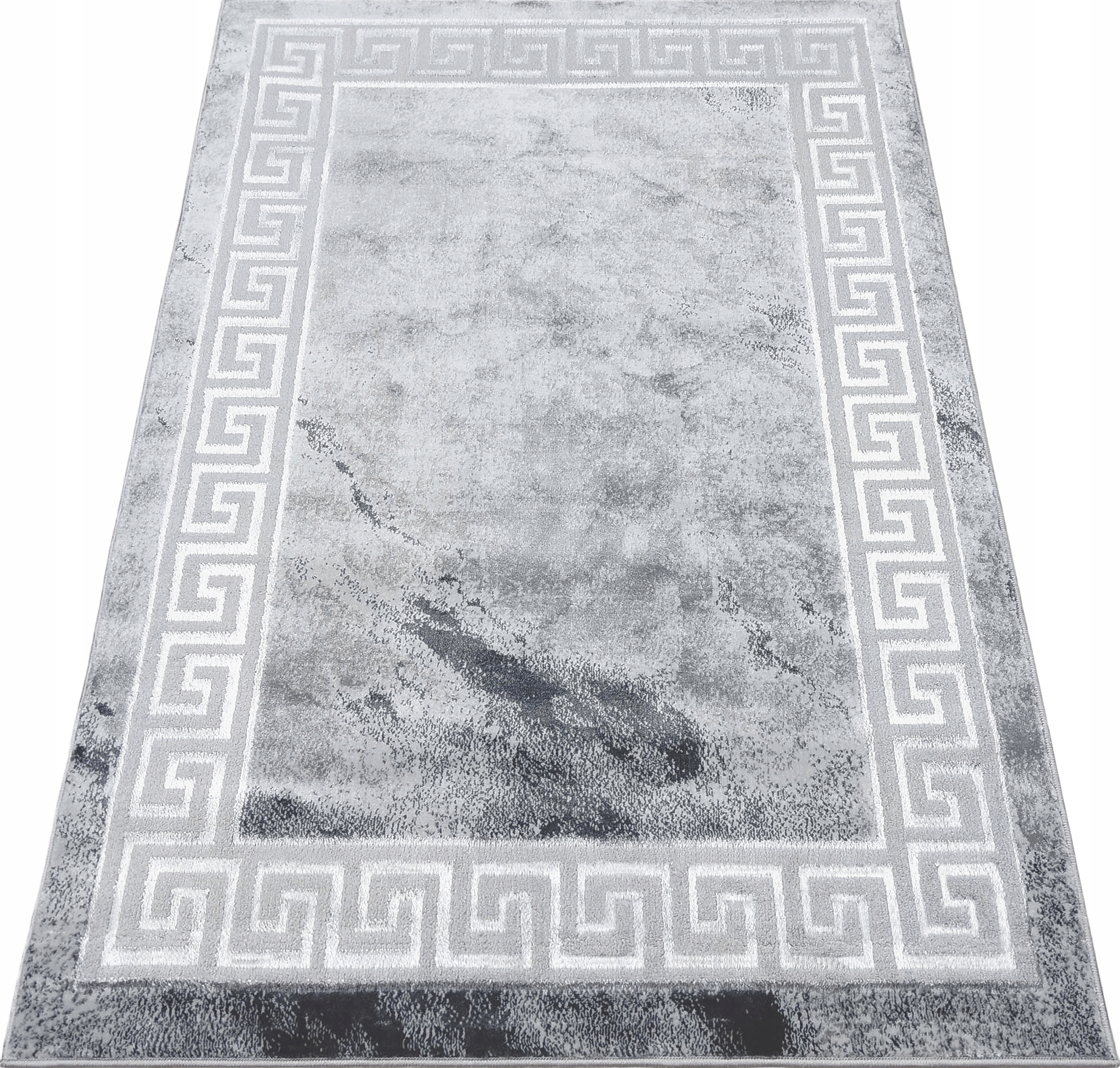 

Dywan 120x180 Szary Nowoczesny Do Salonu Srebro