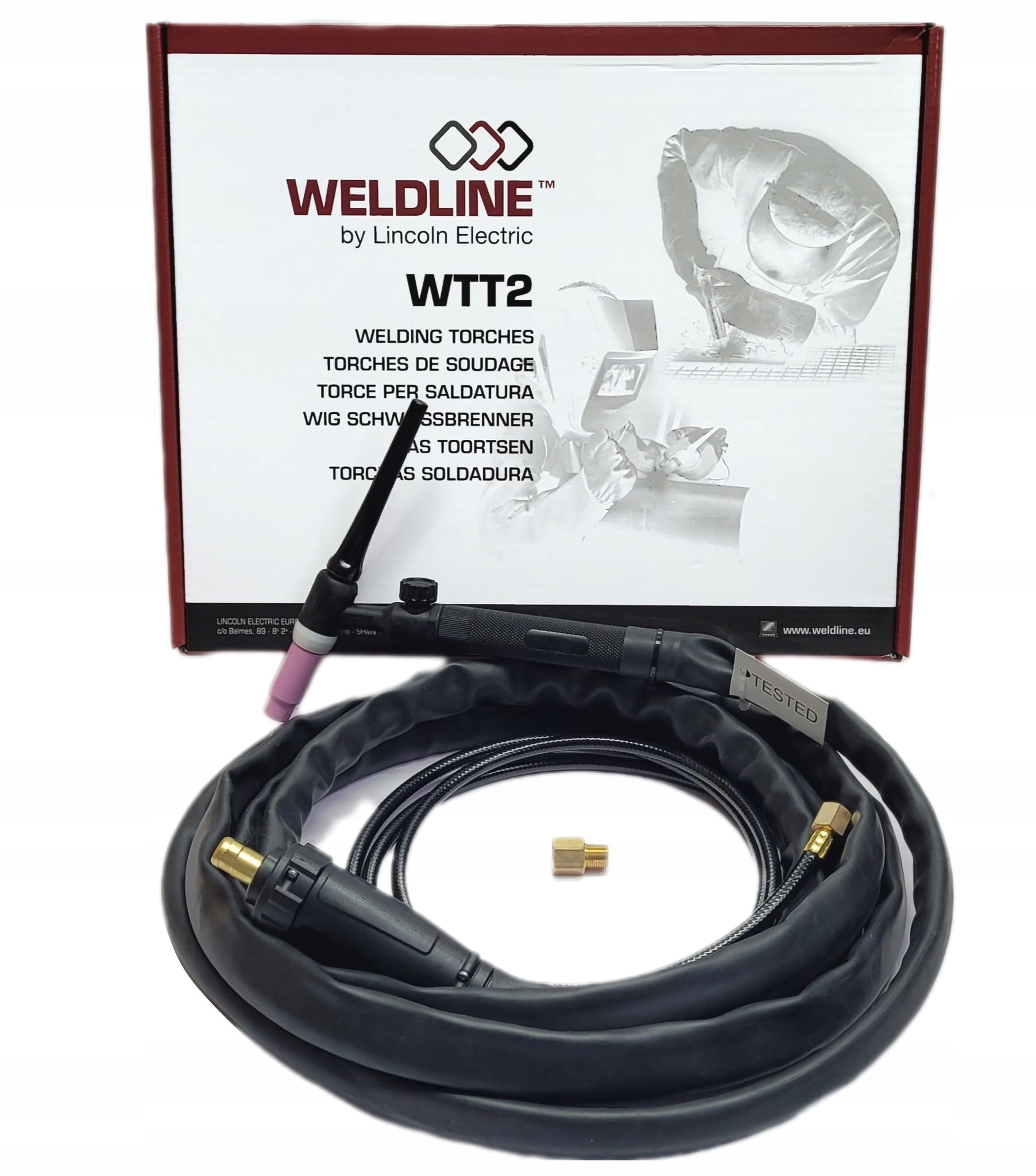 Przewód uchwyt spawalniczy Tig Lift WTT2 17V 4m Bester Weldline