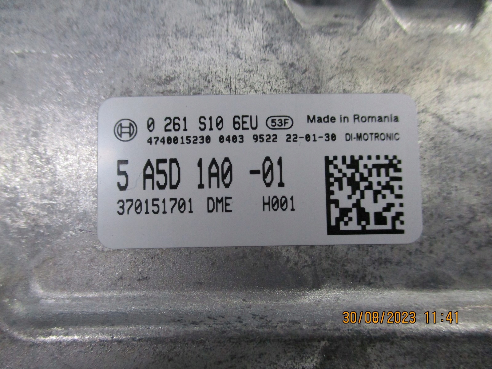 COMPUTER MOTORE BMW 5A5D1A0 02615106EU