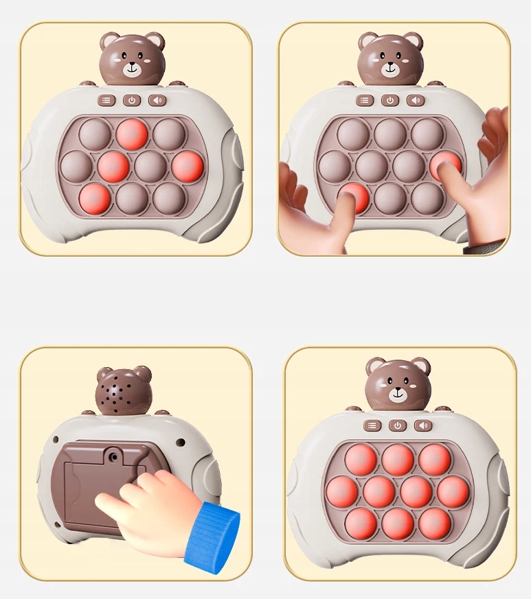 GRA POP IT ANTYSTRESOWA SENSORYCZNA ZRĘCZNOŚCIOWA ZABAWKA JEDNOROŻEC Certyfikaty, opinie, atesty CE