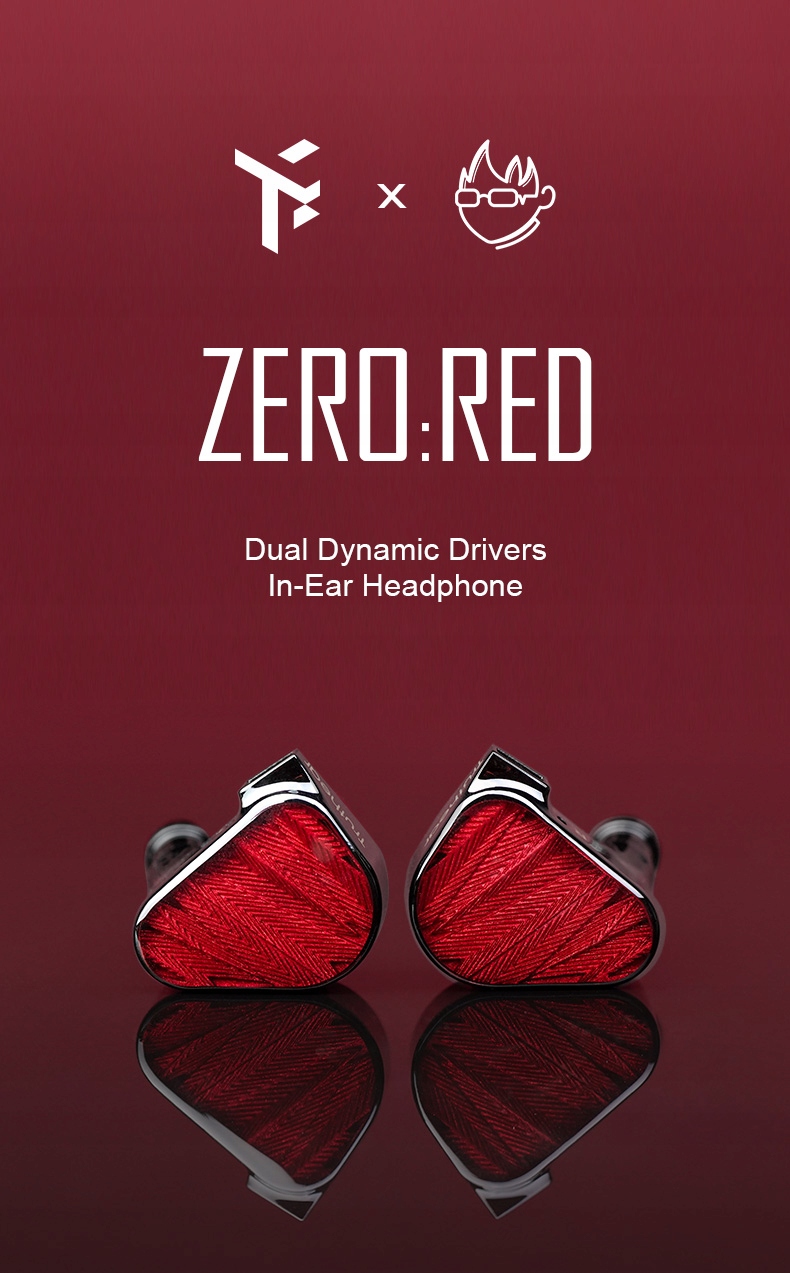 TRUTHEAR ZERO RED IEM'y o konstrukcji dual dynamic strojenie Crinacle Marka TRUTHEAR