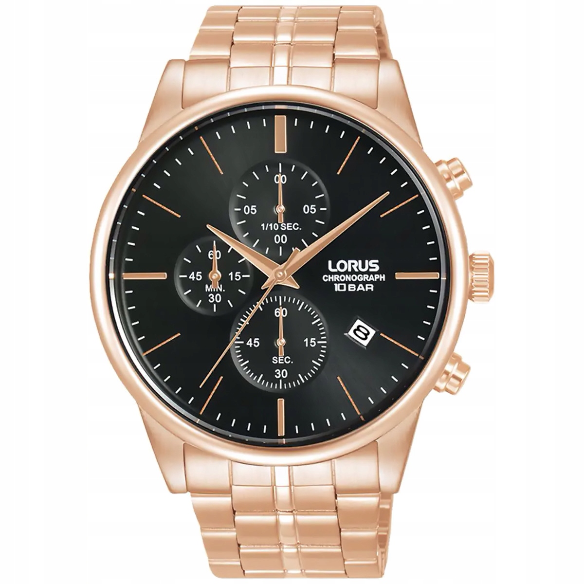 Pánské Hodinky Lorus RM366JX9 růžové zlato náramek