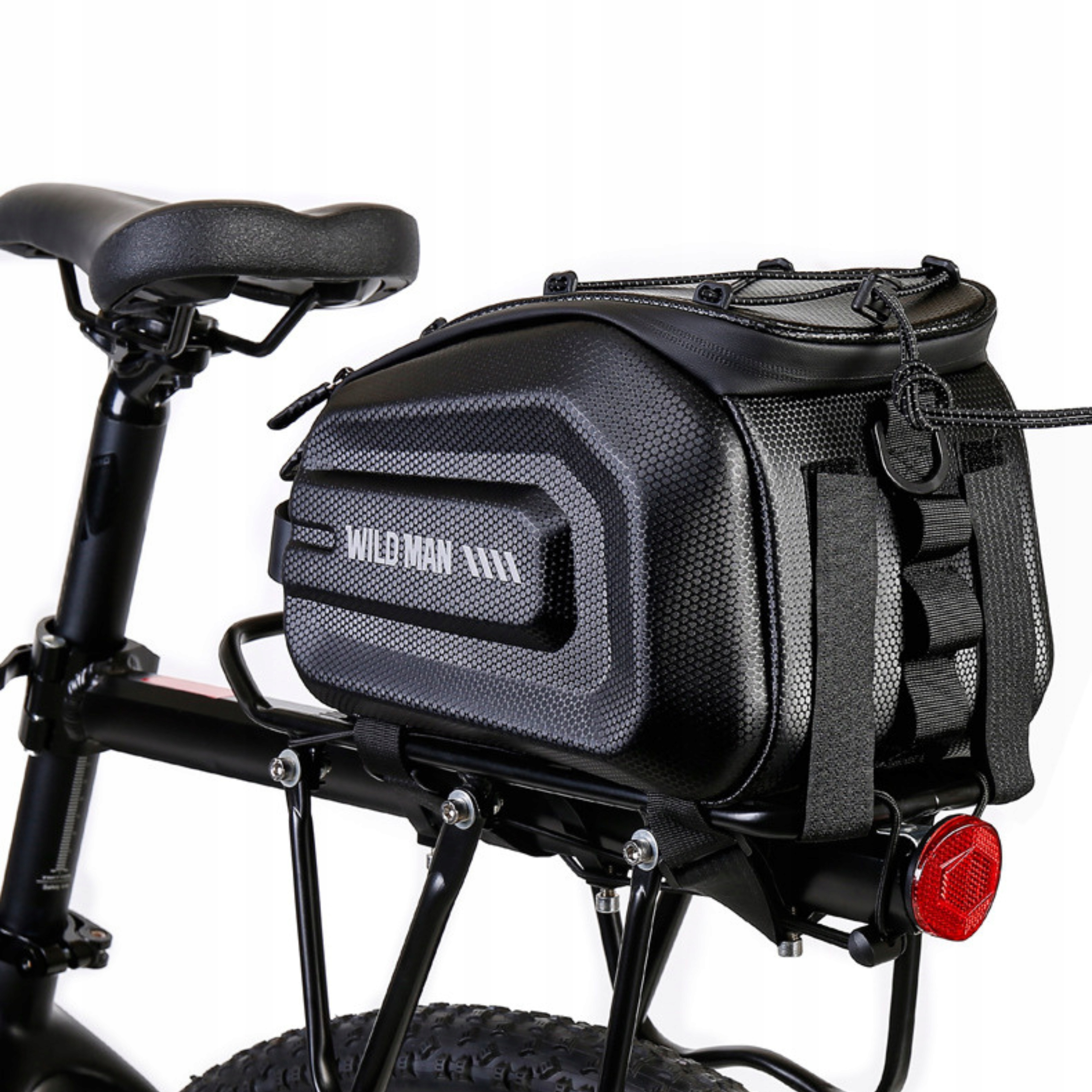 SAKWA ROWEROWA NA BAGAŻNIK ROWER MOTOR TORBA ETUI WODOODPORNA WILD MAN 4L Stan opakowania oryginalne