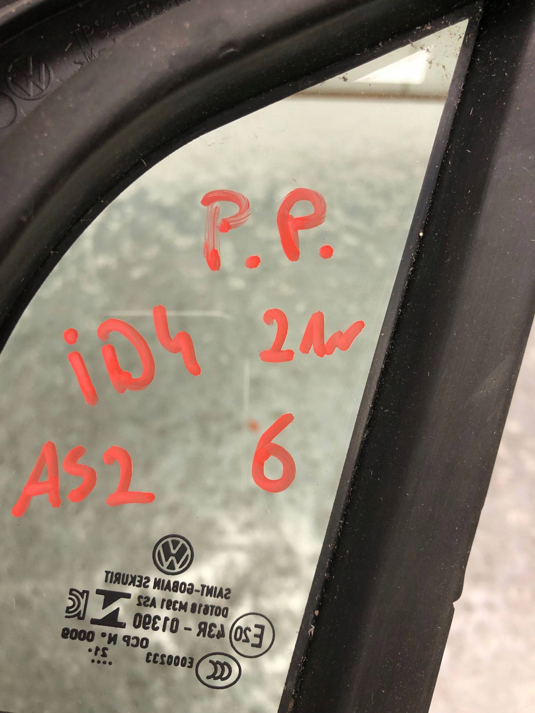 window bodywork right front AS2 VW ID4 ID.4 11A845114
