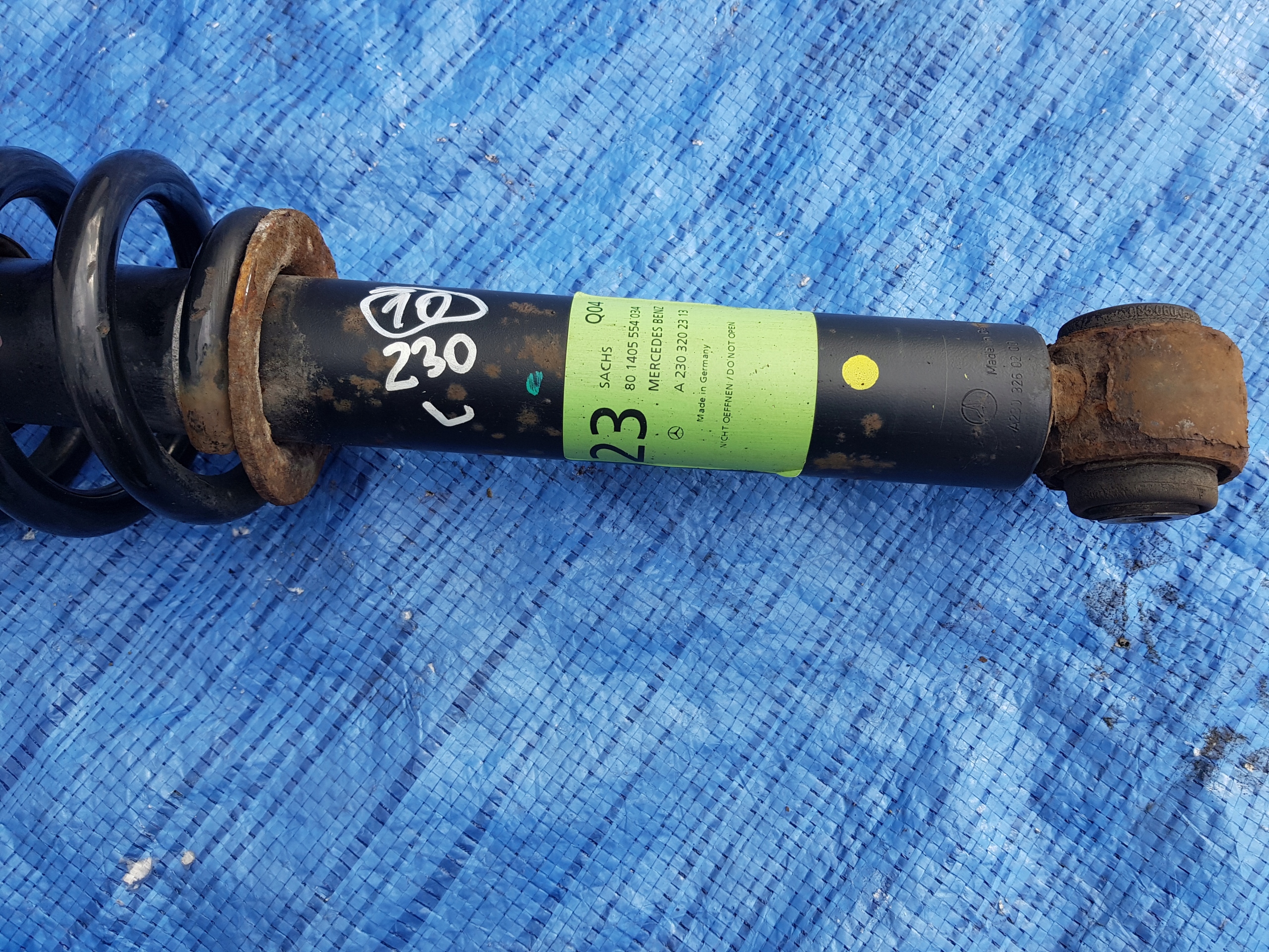 shock absorber rear part left MERCEDES SL R230 W230