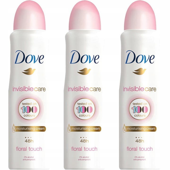

Dove Invisible Care Antyperspirant Spray 3 x 250ml