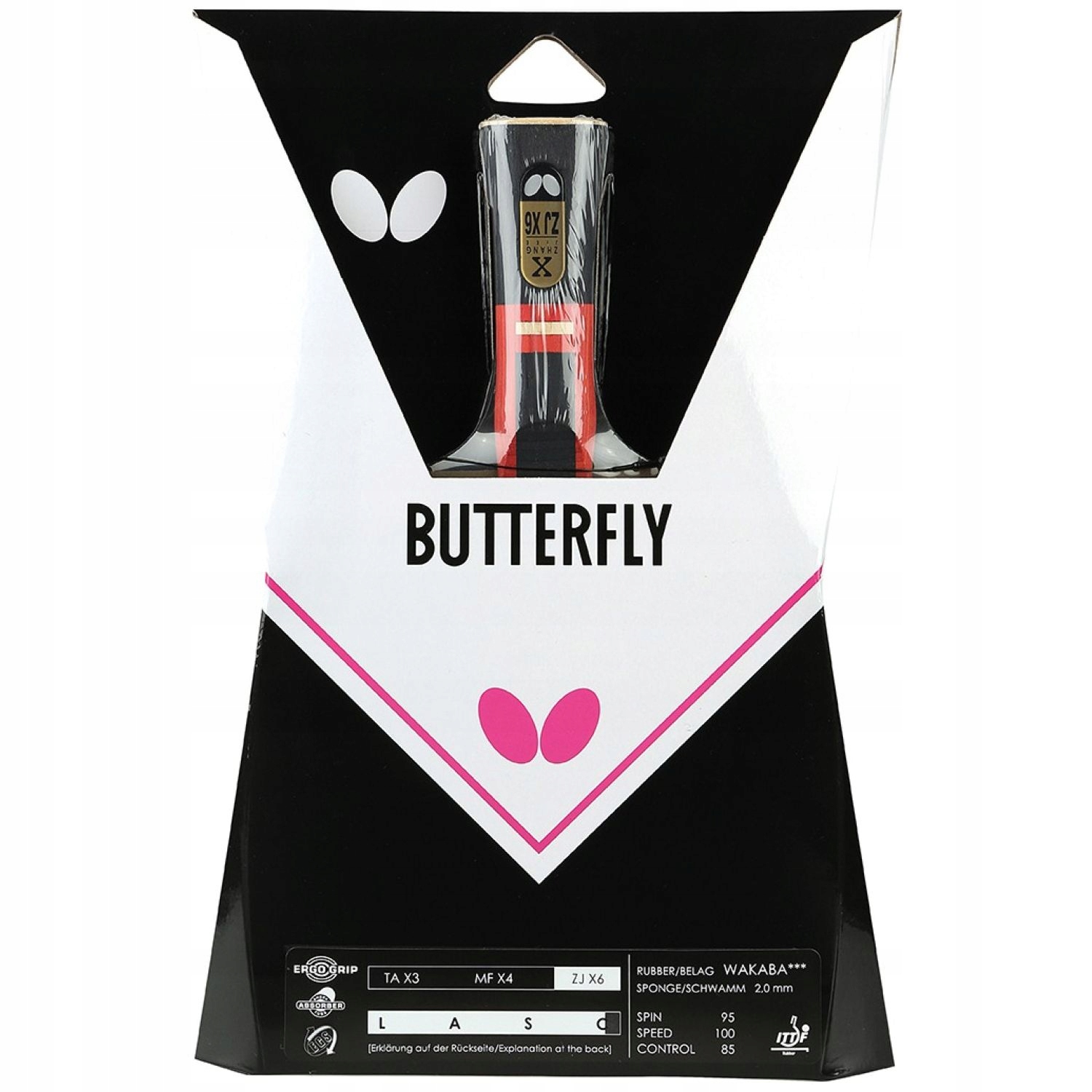 

Paletka do Tenisa Stołowego Butterfly Zj X6