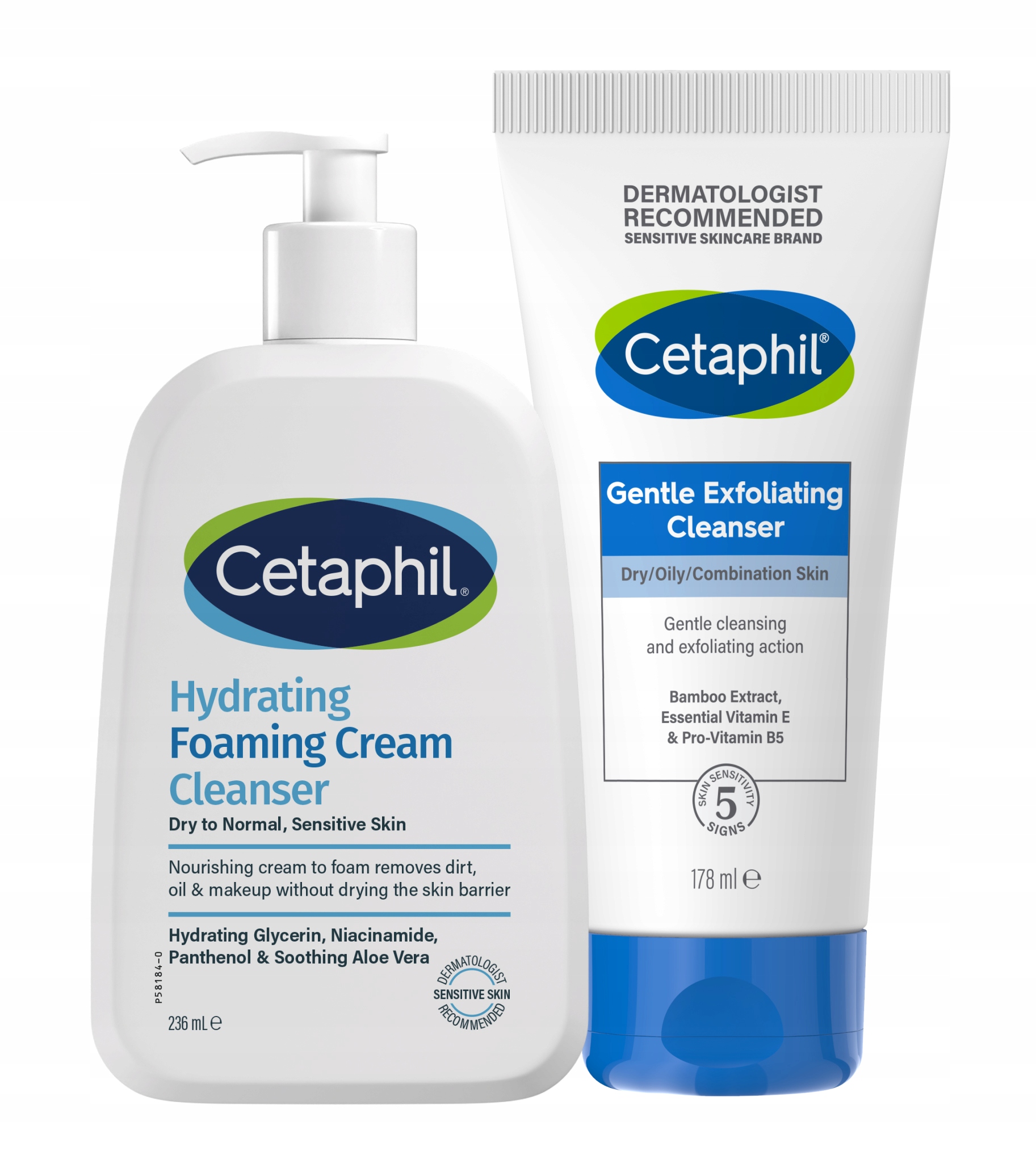 Cetaphil Hydrating Foaming Cleanser pianka oczyszczająca delikatny żel