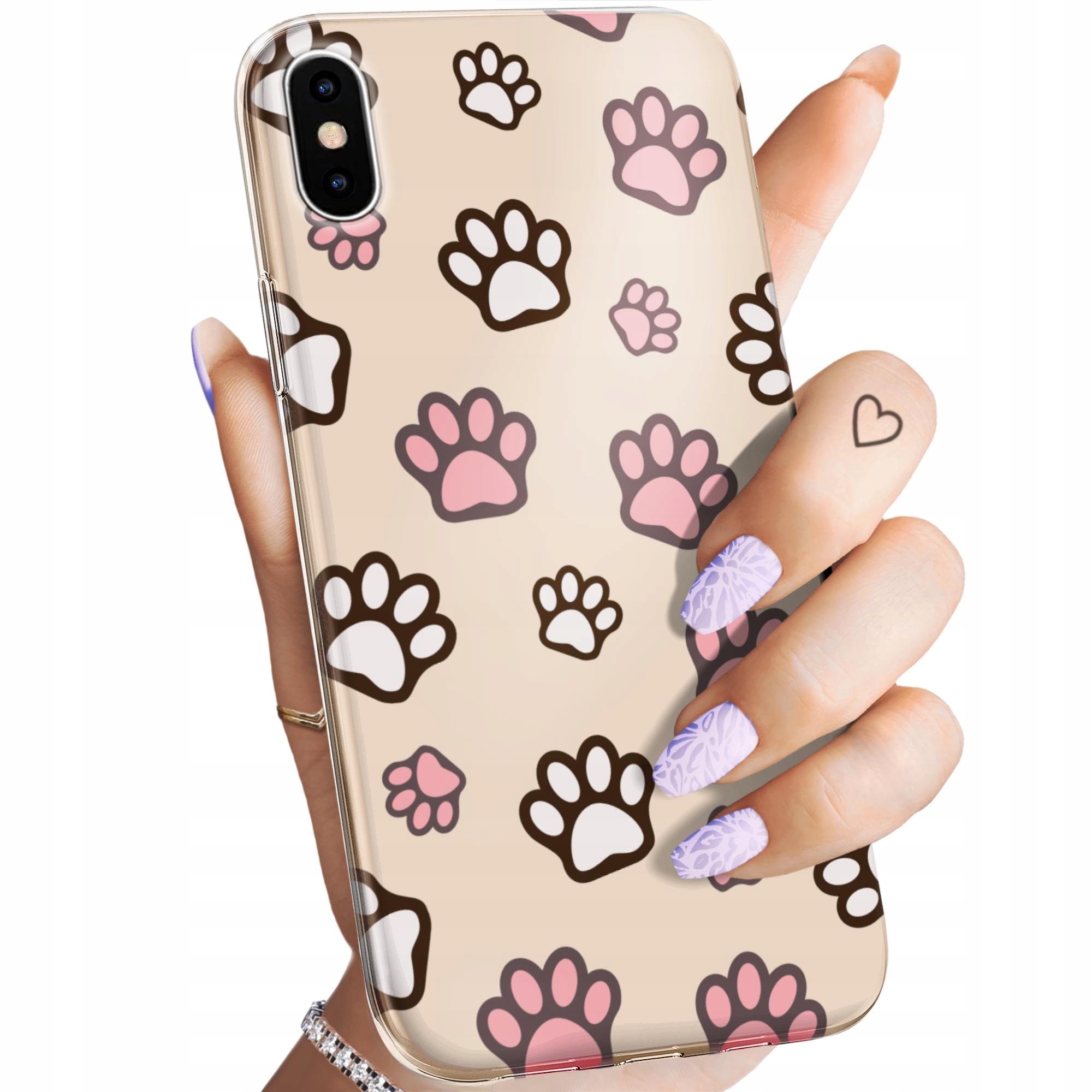 Etui Do Iphone Xs Max Łapki Ślady Łapa Stopa Obudowa Pokrowiec Case