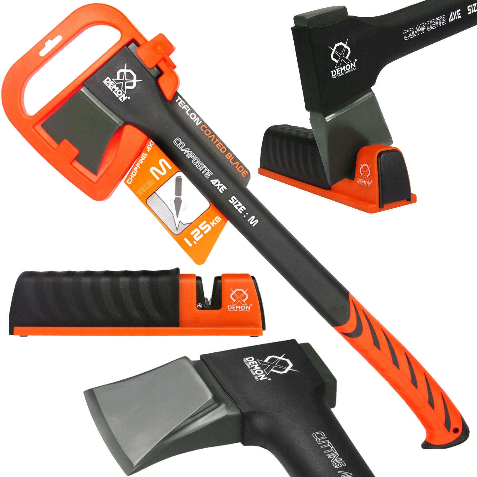 

Uniwersalna Siekiera Toporek 1250g 61cm Ostrzałka
