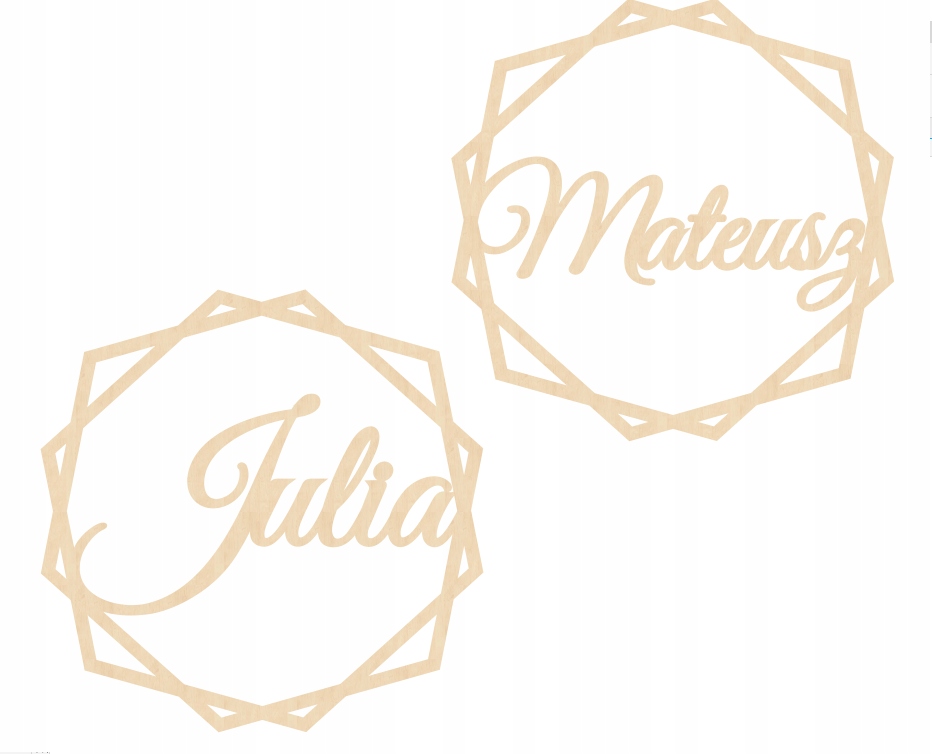 

Koło Duże koła 2szt ścianka Wesele Ślub Imiona