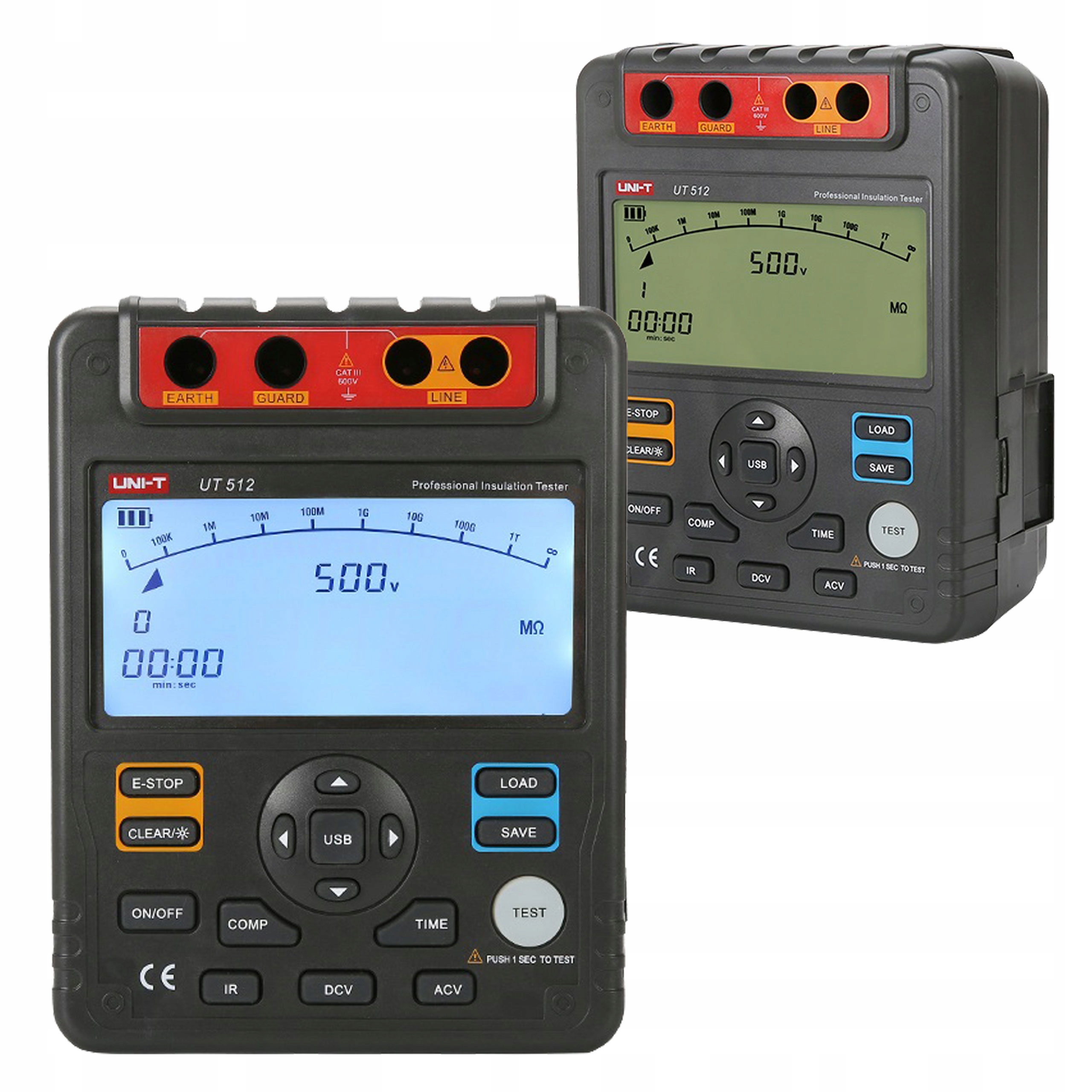 Uni-t UT512 Měřič izolačního odporu 600V Induktor Set