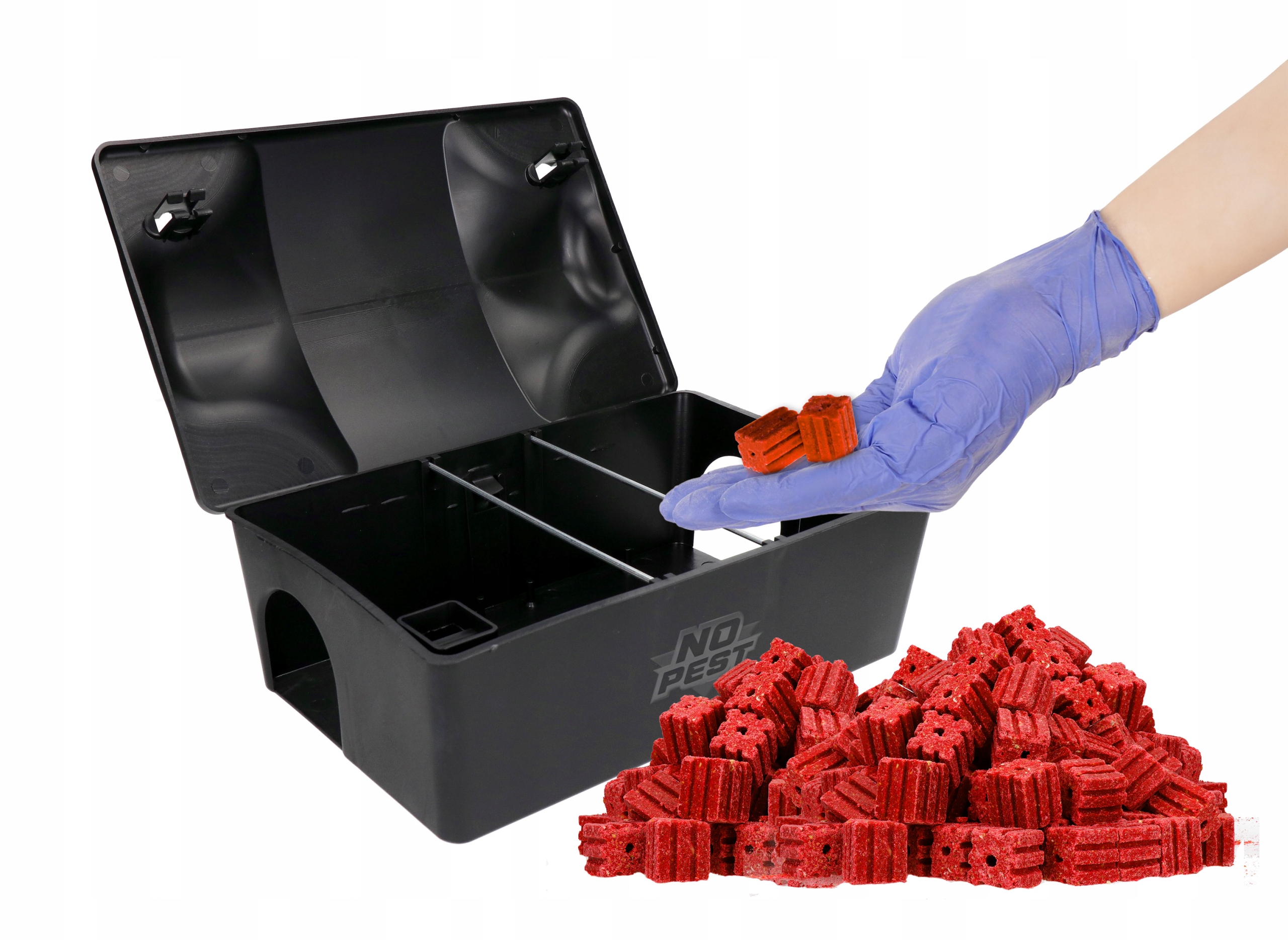 MAŁY KARMNIK DERATYZACYJNY MYSZY X12 GRATIS TRUTKA Marka Ratimor