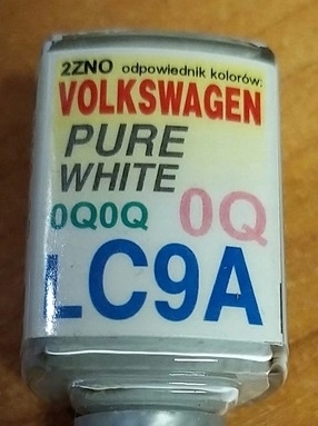 

Zaprawka Lakiernicza Vw C9A LC9A 0Q pure white