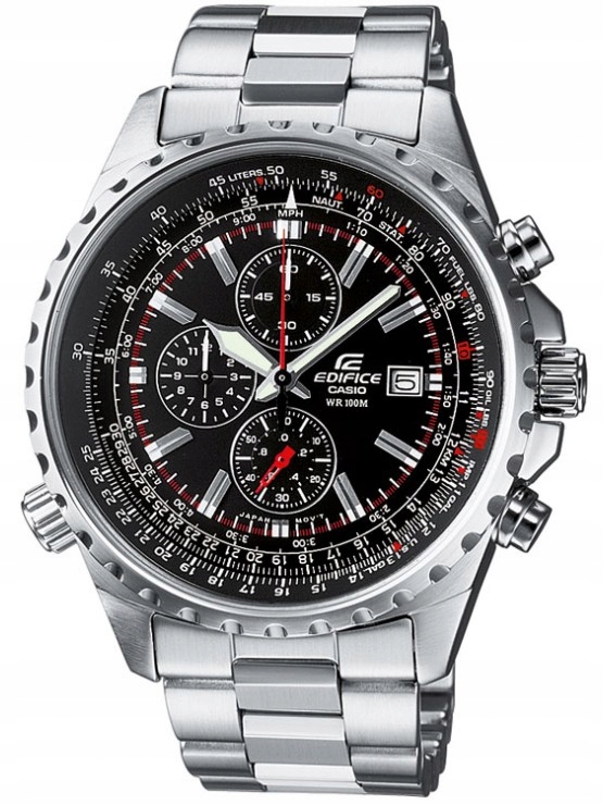Pánské hodinky Casio Edifice Chrono Slide Rule EF-527D Záruka 3+3 Zibi Gravírování