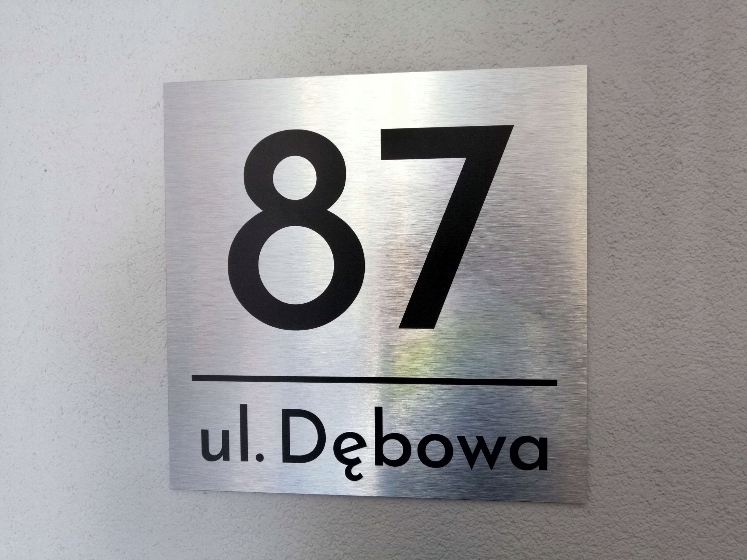 Tabliczka ADRESOWA ALUMINIOWA Numer domu 29 x 29 Kod producenta TAB-C