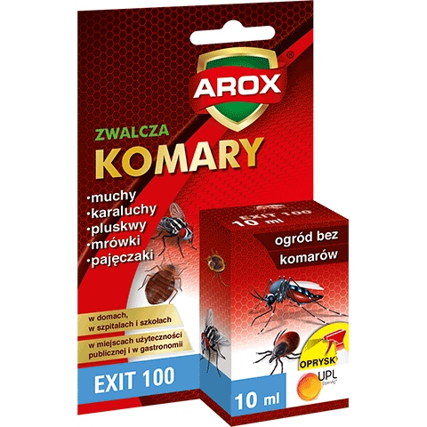 

Arox owadobójczy Exit100 na komary mrówki 10ml