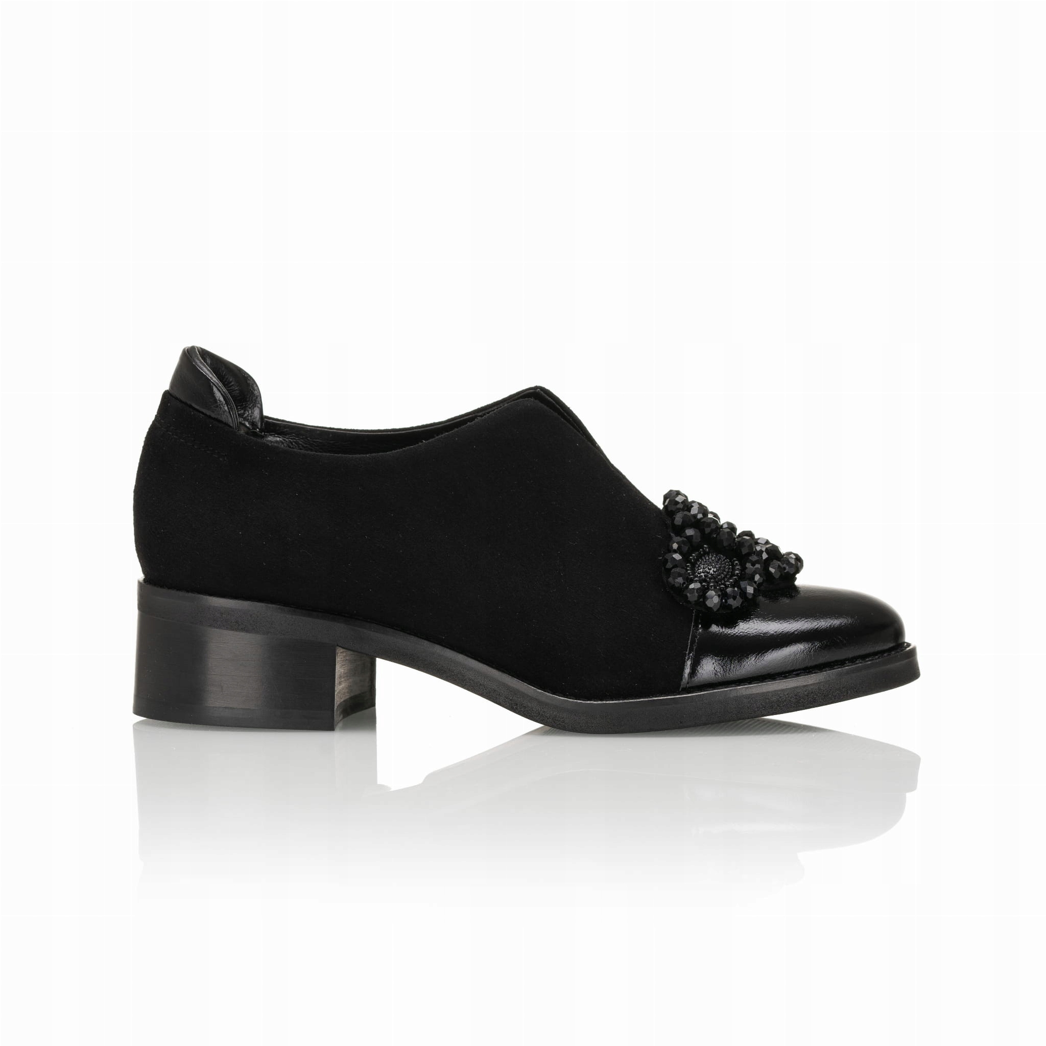 Dámské polobotky Higo 2564 Černé Velikost 37, Černá