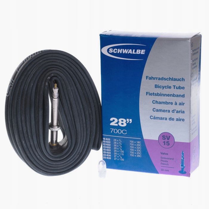 

Schwalbe Sv 15 Dętka 28x1.10 Presta 50mm